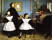 Edgar Degas Family Portrait(or the Bellelli Family) Spain oil painting artist